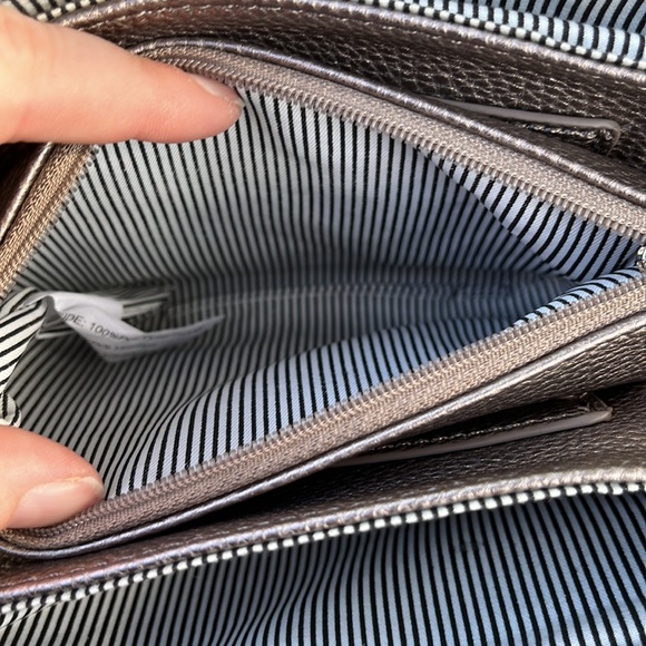 EUC Rose gold mini crossbody purse - Picture 9 of 14